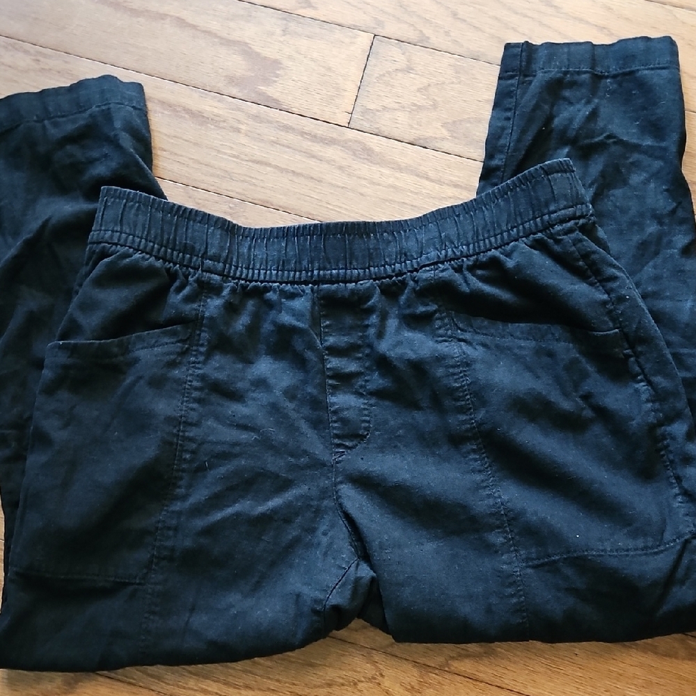 Old Navy Black Cropped Ankle Pants